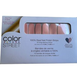 Color Street Nail Polish Strips Charleston Blush Pink 16 Strips